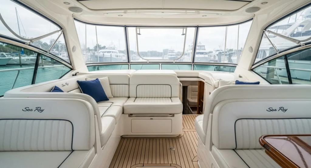 Reupholstering a Boat