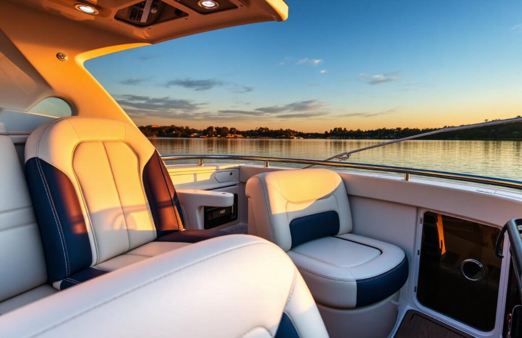 Reupholstering Boat